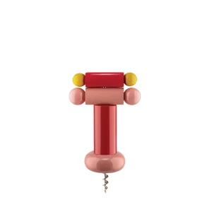 Alessi - Twergi ES17 Kurkentrekker - Roze, Rood, Geel - Design & Wijn - Amsterdam
