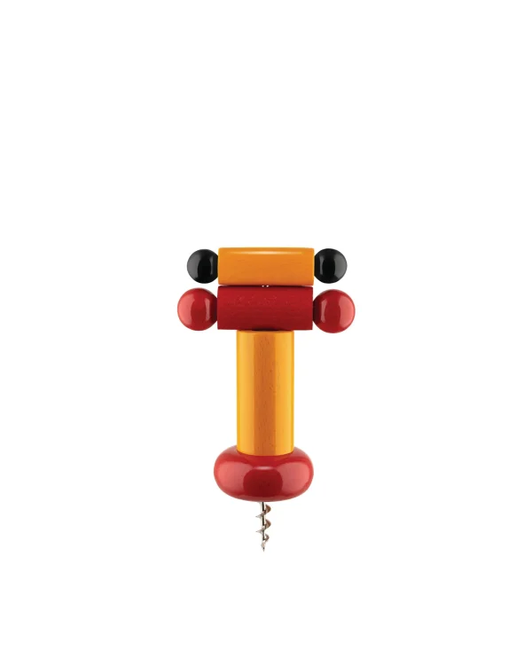 Alessi - Twergi ES17 Kurkentrekker - Rood, Geel, Zwart - Design & Wijn - Amsterdam