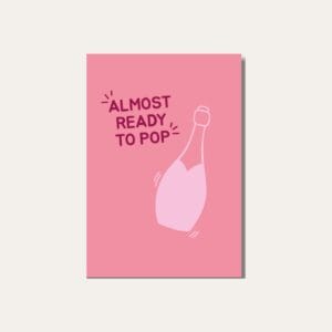 Le Club des Vins – Grußkarte – Bereit zum Pop