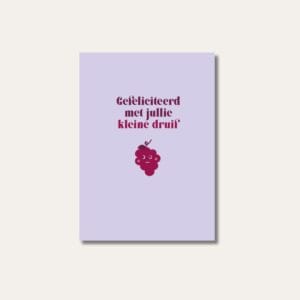 Le Club des Vins - Greeting Card - Small Grape
