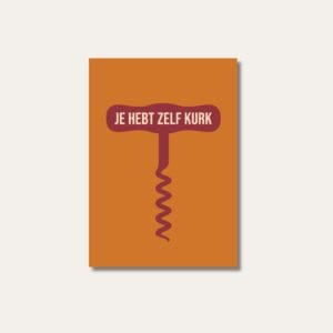 Le Club des Vins - Wenskaart - Je Hebt Zelf Kurk