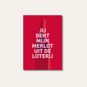Le Club des Vins - Greeting Card - Merlot from the Lottery