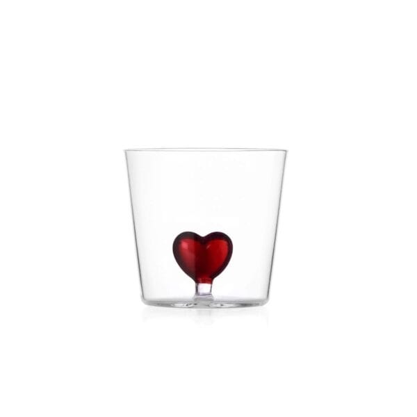 Ichendorf Milano - Cuore Glass Red Heart - Design & Wine - Amsterdam