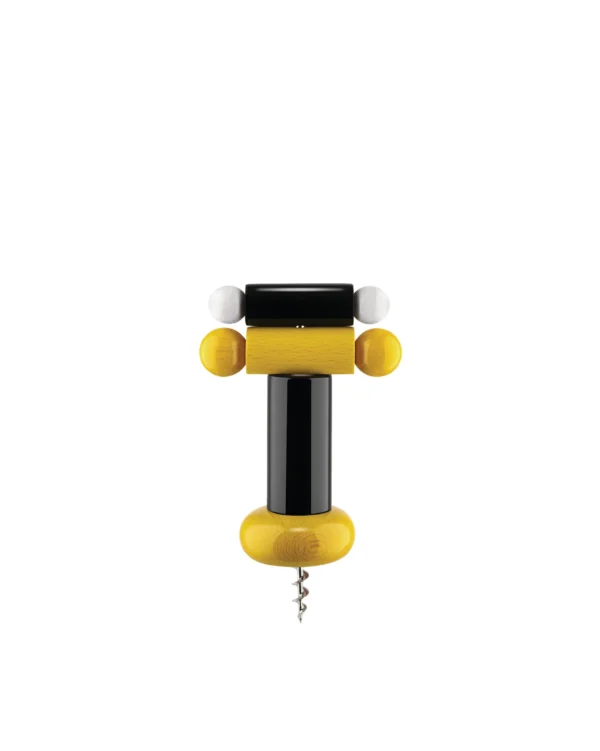 Alessi - Twergi ES17 Korkenzieher - Gelb, Schwarz, Weiß - Design & Wein - Amsterdam