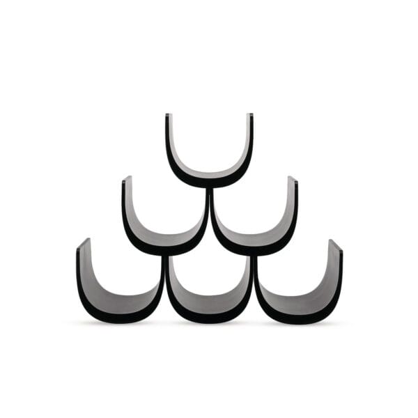 Alessi Modulares Weinregal Noe Schwarz Design & Wine - Amsterdam