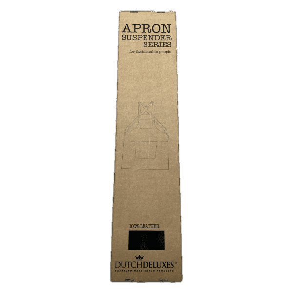 DutchDeluxes - Suspender Apron Leather - Vintage Cognac