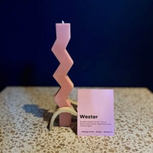 KlarCandles - Zigzag Geurkaars Wester