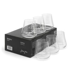 Gabriel Glas DrinkArt Tumbler - 6 Stuks - Design & Wijn - Amsterdam - Nederlandse Wijn - Proeverij - Design Accessoires
