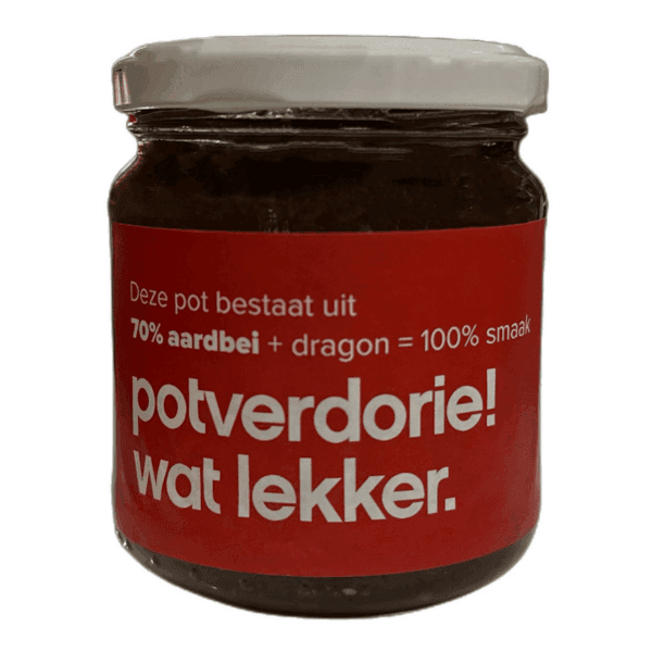 Potverdorie! Aardbei Dragon - Kleine Pot - Design & Wijn - Amsterdam - Nederlandse Wijn - Proeverij