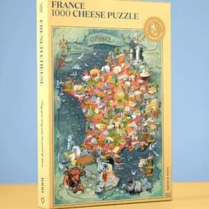 Water & Wines Kaas Puzzel - Frankrijk - Design & Wijn - Amsterdam - Nederlandse Wijn - Proeverij - Design Accessoires