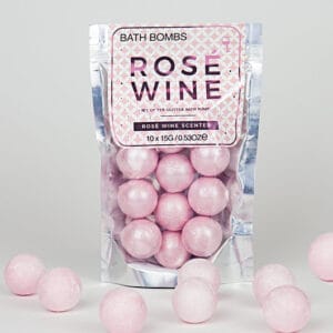 Gift Republic – Badebomben Roséwein 